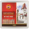 Карандаши цветные Koh-i-Noor Gioconda 8827 пастельные 24 цветов (8828024001PL) - Image 1