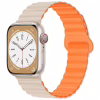 Ремінець до смарт-годинника Drobak Silicone Magnetic Link для Apple Watch All Series 38/40/41mm Starlight orange (898924) - Image 1