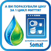 Гель для миття посуду в посудомийці Somat Exellence Duo Gel Антижир 684 мл + 684 мл (9000101819199) - Image 3
