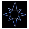 Гірлянда Delux Motif flash Star 65 х 75 см білий IP44 EN (90012985) - Image 1