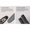 Карман внешний ASUS SSD PCIe NVMe M.2 2230/2242/2260/2280 USB Type-C 3.2 Gen 2x1 black (90DD02R0-M09000) - Image 2