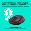 Мишка Logitech M185 red (910-002240) - Image 2