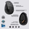 Мишка Logitech Lift Vertical Ergonomic Wireless/Bluetooth for Business Graphite (910-006494) - Image 6