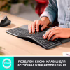 Клавіатура Logitech ERGO K860 Bluetooth/Wireless UA Black (920-010108) - Image 3