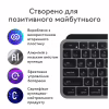 Клавіатура Logitech MX Keys S для MAC Bluetooth/Wireless UA Space Grey (920-011637) - Image 4