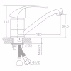 Смеситель TAU SM-2B144C (9843120) - Image 2