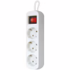 Мережевий подовжувач Defender S330 3.0 m 3 роз switch white (99234) - Image 2