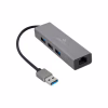 Концентратор USB-A to Gigabit Ethernet, 3 Ports USB 3.1 Gen1 Cablexpert (A-AMU3-LAN-01) - Image 1