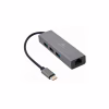 Концентратор Cablexpert Type-С to Gigabit Ethernet, 3 Ports USB 3.1 Gen1 (5 Gbps) (A-CMU3-LAN-01) - Image 1