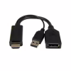 Перехідник HDMI to DisplayPort, 4K 30Hz Cablexpert (A-HDMIM-DPF-01) - Image 1
