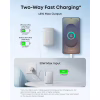 Батарея універсальна Anker 10000mAh Nano 45W, Built-In USB-C Cable, White (A1638H21) - Image 4