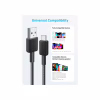 Дата кабель USB 2.0 AM to USB-C 0.9m 322 Black Anker (A81H5G11) - Image 3