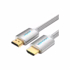Кабель мультимедийный HDMI M to HDMI M 2.0m V2.0 4K60Hz silver Vention (AABIH) - Image 1
