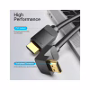 Кабель мультимедійний HDMI M to HDMI M 3.0m 4K60Hz 90° corner black Vention (AAQBI) - Image 8