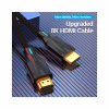 Кабель мультимедійний HDMI M to HDMI M 1.5m 8K60Hz cotton braided black Vention (AAUBG) - Image 2