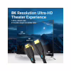 Кабель мультимедійний HDMI M to HDMI M 3.0m 8K60Hz cotton braided black Vention (AAUBI) - Image 3