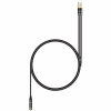 Кабель мультимедійний 3.5mm F to 2x3.5mm M 0.4m (4pin) black XoKo (AC-009) - Image 2