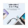 Переходник USB-C + USB-A to HDMI M 0.1m video capture gray Vention (ACWHA) - Image 2