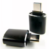 Перехідник OTG USB 2.0 AF to USB-C black Dengos (ADP-018) - Image 1