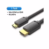 Кабель мультимедийный HDMI M to HDMI mini M 1.5m V2.0 4K60Hz Vention (AGHBG) - Image 2