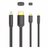 Кабель мультимедийный HDMI M to HDMI micro M 3.0m V2.0 4K 60Hz Vention (AGIBI) - Image 4