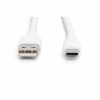 Дата кабель USB 2.0 AM to USB-C 2.0m 60W white Digitus (AK-300340-020-W) - Image 5