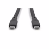 Дата кабель USB-C to USB-C 2.0m USB 4.0 Gen2 20G 240W 8K silicone black Digitus (AK-300344-020-S) - Image 4