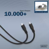Дата кабель USB-C to USB-C 2.0m USB 4.0 Gen2 20G 240W 8K silicone black Digitus (AK-300344-020-S) - Image 5