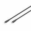 Дата кабель USB-C to USB-C 2.0m USB 4.0 Gen2 20G 240W 8K silicone black Digitus (AK-300344-020-S) - Image 1
