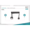 Дата кабель USB 2.0 AM to USB-C 1.0m (0.32m) spiral black Digitus (AK-300430-006-S) - Image 6
