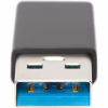 Перехідник USB-A to USB-C (M/F) 3A 5GB ver.3.0 Digitus (AK-300524-000-S) - Image 4