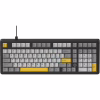 Клавиатура Ajazz AK980 MAX Magnetic Switch USB UA Black/Grey/Yellow (AK980-MAX-M-BGY) - Image 1