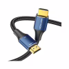 Кабель мультимедийный HDMI M to HDMI M 3.0m 8K60Hz cotton braided blue Vention (ALGLI) - Image 4