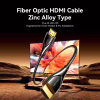 Кабель мультимедійний HDMI M to HDMI M 40.0m 4K60Hz fiber optic zinc alloy black Vention (ALSBV) - Image 2