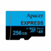 Карта пам'яті Apacer 256GB microSDXC class 10 UHS-I U3 V30 A1 Express (AP256GMCEXG3X17-RA) - Image 1