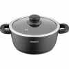 Каструля Ardesto Gemini Anzio скляна кришка 20 см 2,5 л чорна (AR2420GE) - Image 1