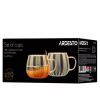 Набір чашок Ardesto Golden Moon 350мл, 2шт, боросилікатне скло, прозорий (AR2635BGG) - Image 6