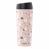 Термокружка Ardesto Coffee Time Animals Cats 450мл, нержавіюча сталь, коричневий (AR2645FC) - Image 1