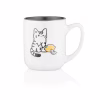 Чашка Ardesto Cat, 380мл, кераміка, біло-сірий (AR3055) - Image 2