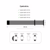 Ремешок для смарт-часов Armorstandart Sport Band (3 Straps) для Apple Watch 49/46/45/44/42 (Series 1-3) Grey (ARM51950) - Image 4