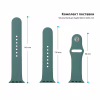 Ремешок для смарт-часов Armorstandart Sport Band (3 Straps) для Apple Watch 49/46/45/44/42 (Series 1-3) Pine Green (ARM56845) - Image 3