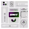 Чохол до мобільного телефона Armorstandart Unit MagSafe Apple iPhone 15 Pro Max Matte Clear Silver (ARM69350) - Image 5