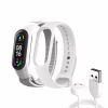 Ремешок для фитнес браслета Armorstandart комплект 3шт Xiaomi Mi Band 7/6/5 New Style White (ARM77041) - Image 1