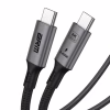 Дата кабель USB-C to USB-C 1.0m USB4 40Gbps 240W 8K60Hz black Armorstandart (ARM81921) - Image 4