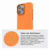 Чохол до мобільного телефона Armorstandart LikeCarbon2 MagCase Apple iPhone 16 Pro Max Kevlar Orange (ARM88595) - Image 7
