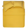 Простирадло ARDESTO Mix&Match 100% бавовна, сатин жовтий 180х240 см (ART1824FSS) - Image 5