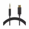 Кабель мультимедийный USB-C to 3.5mm M 1.0m black XoKo (AUX-002-BK) - Image 1
