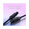 Кабель мультимедійний Optical Toslink 2.0m black Vention (BAEBH) - Image 9