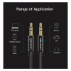 Кабель мультимедийный 3.5mm M to 3.5mm M 1.0m fabric black Vention (BAGBF) - Image 7
