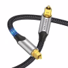Кабель мультимедійний Optical Toslink 1.0m gray Vention (BAVHF) - Image 2